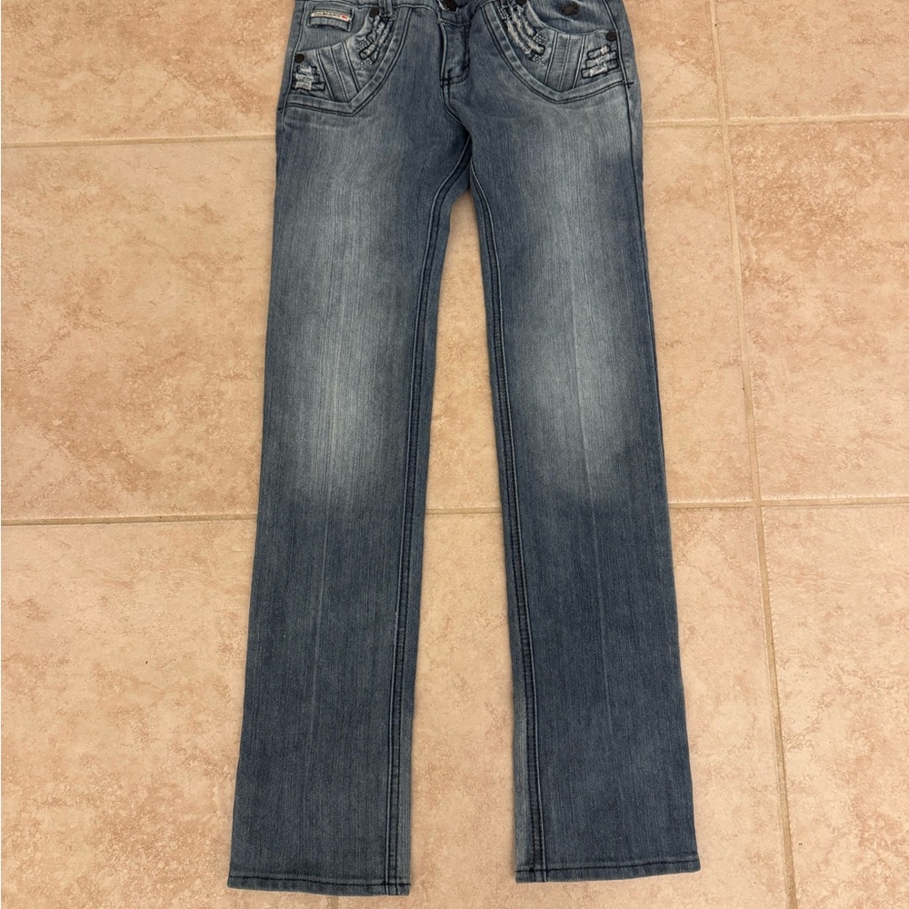 Women's Skinny Jeans in Blue - Picture 5 of 6